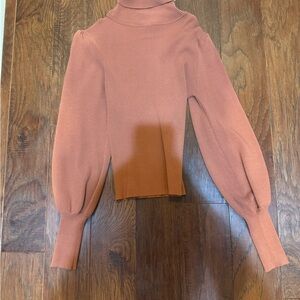 Love Tree Terracotta Turtleneck Sweater
